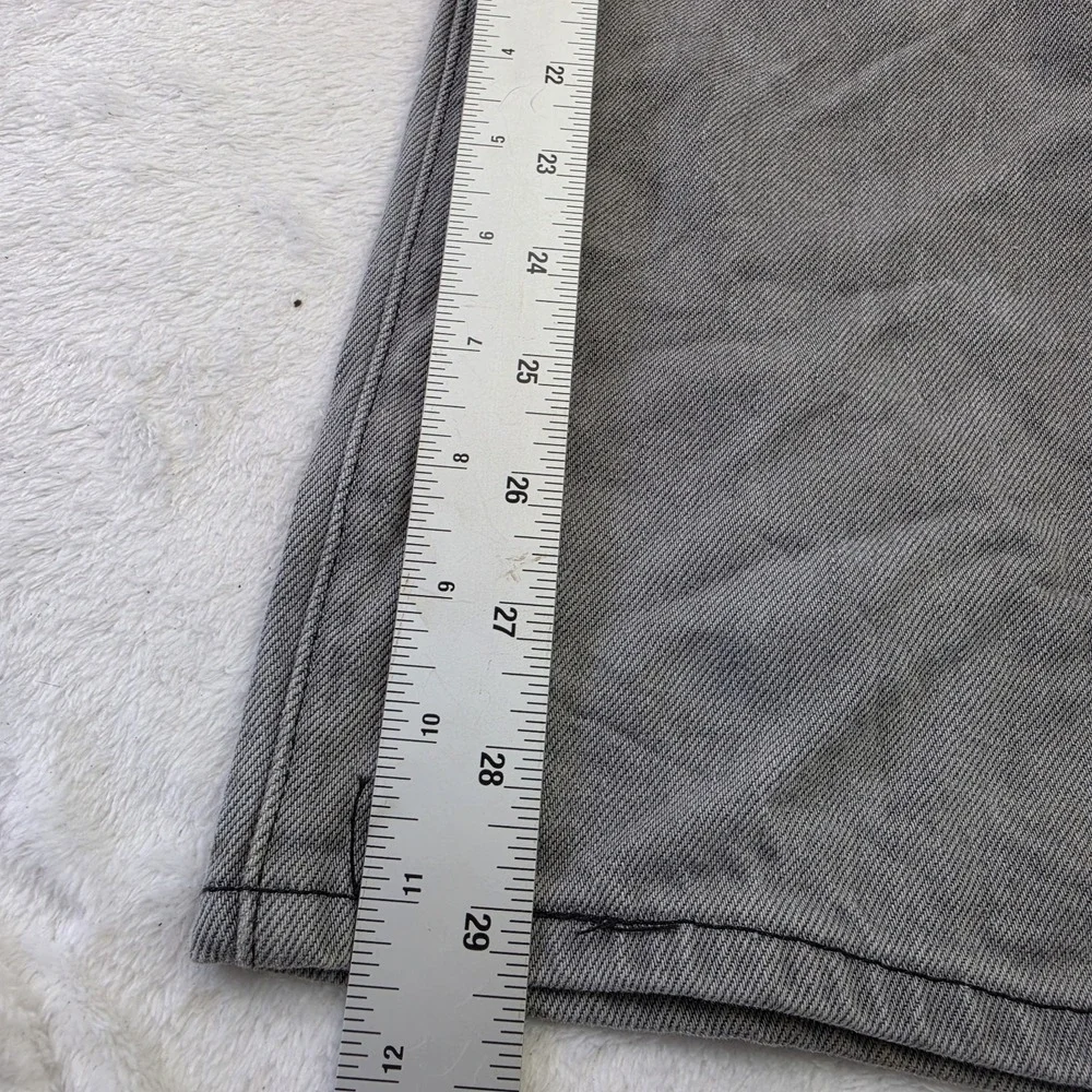 Levis 501 WaterLess Jeans Mens W34 L30 Gray Straight Leg Button Fly Denim